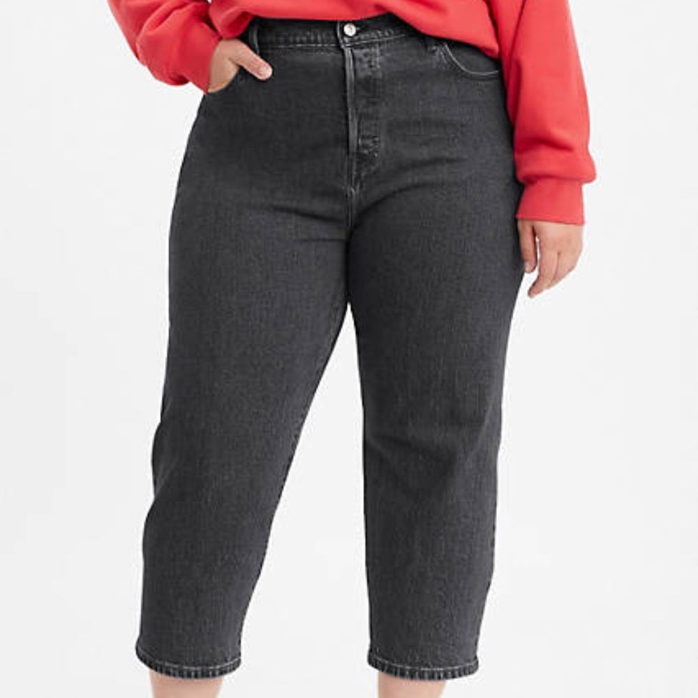 Levi's Cropped 501 plus size jeans 16W